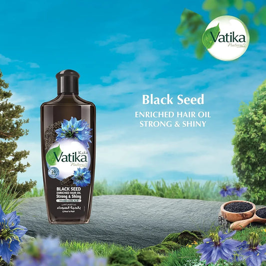 Vatika Naturals Blackseed Enriched Oil, 300 Ml